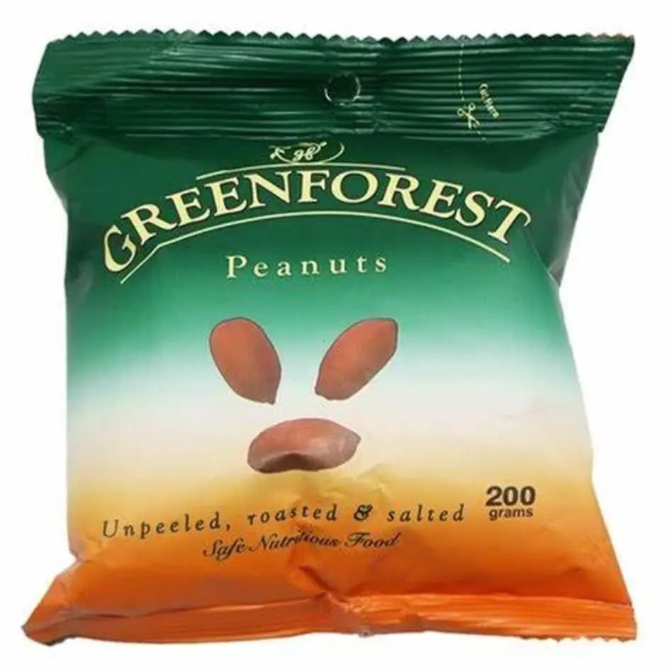 Green Forest Peanuts Unpeeled, Roasted & Salted 200g